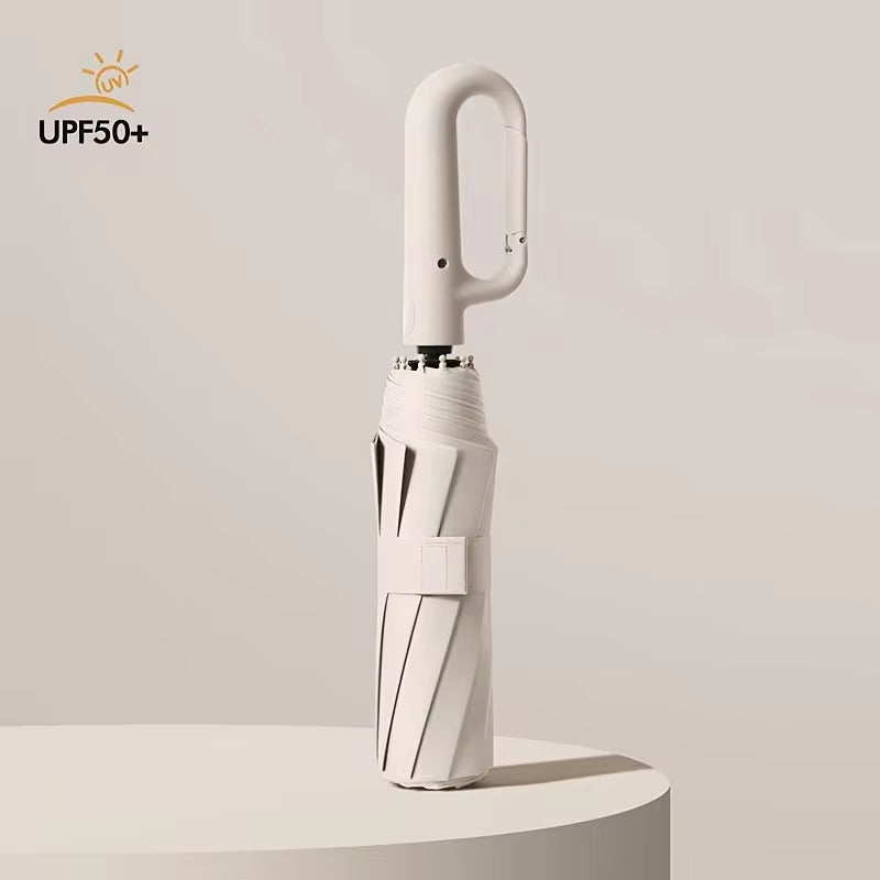 Windproof Strong Automatic Folding Umbrella for Men, Large Buckle Handle Wind and Water Resistant
