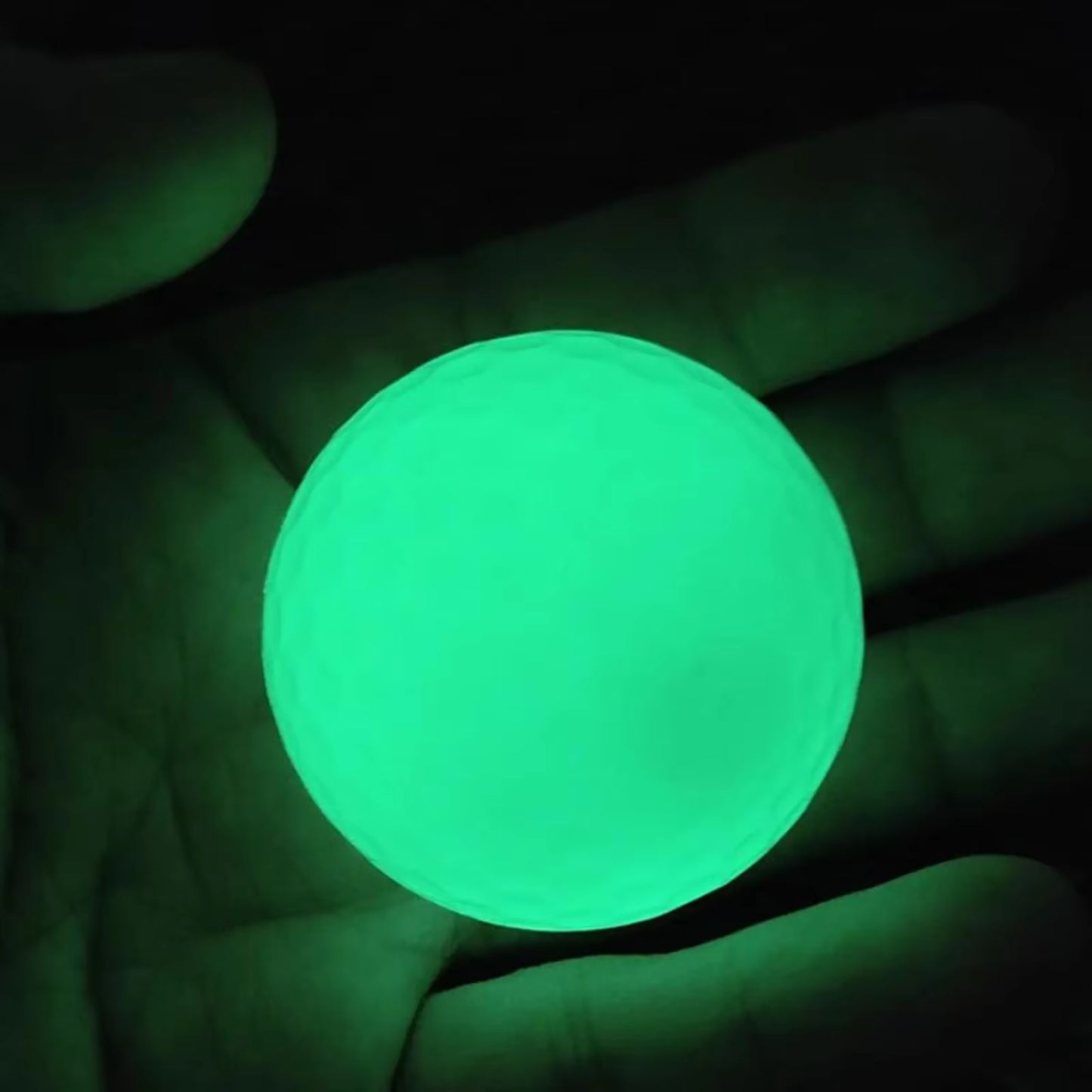 3/5Pcs Luminous Night Golf Ball Bright Luminous Balls Glow in the Dark Fluorescent Golf Ball for Training Hitting Practice Women