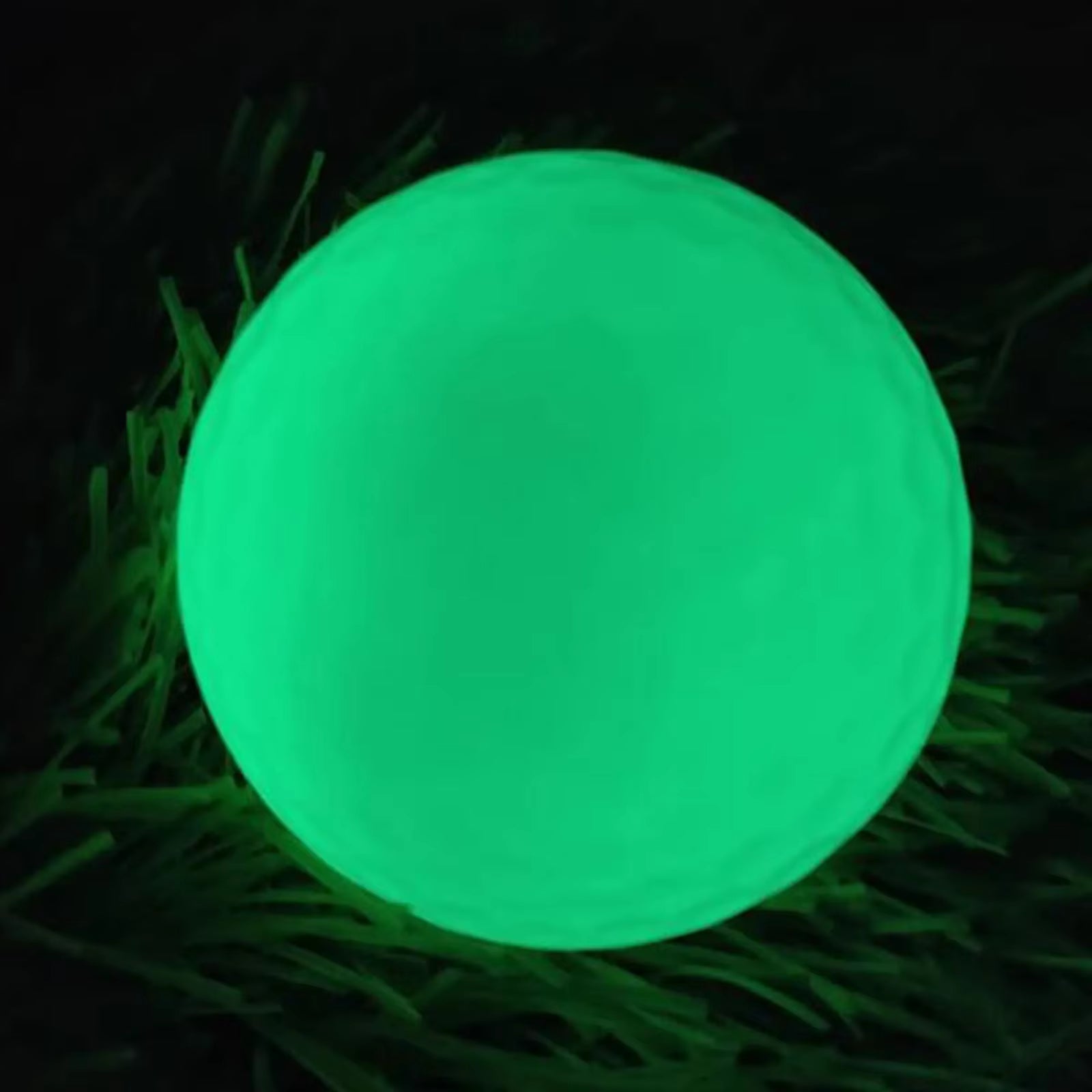 3/5Pcs Luminous Night Golf Ball Bright Luminous Balls Glow in the Dark Fluorescent Golf Ball for Training Hitting Practice Women